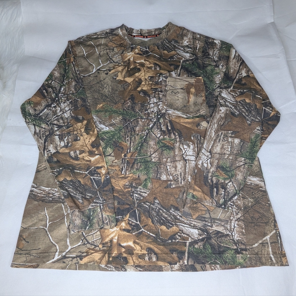 Bushmaster Real Tree Camo Long Sleeve 100% Cotton Shirt